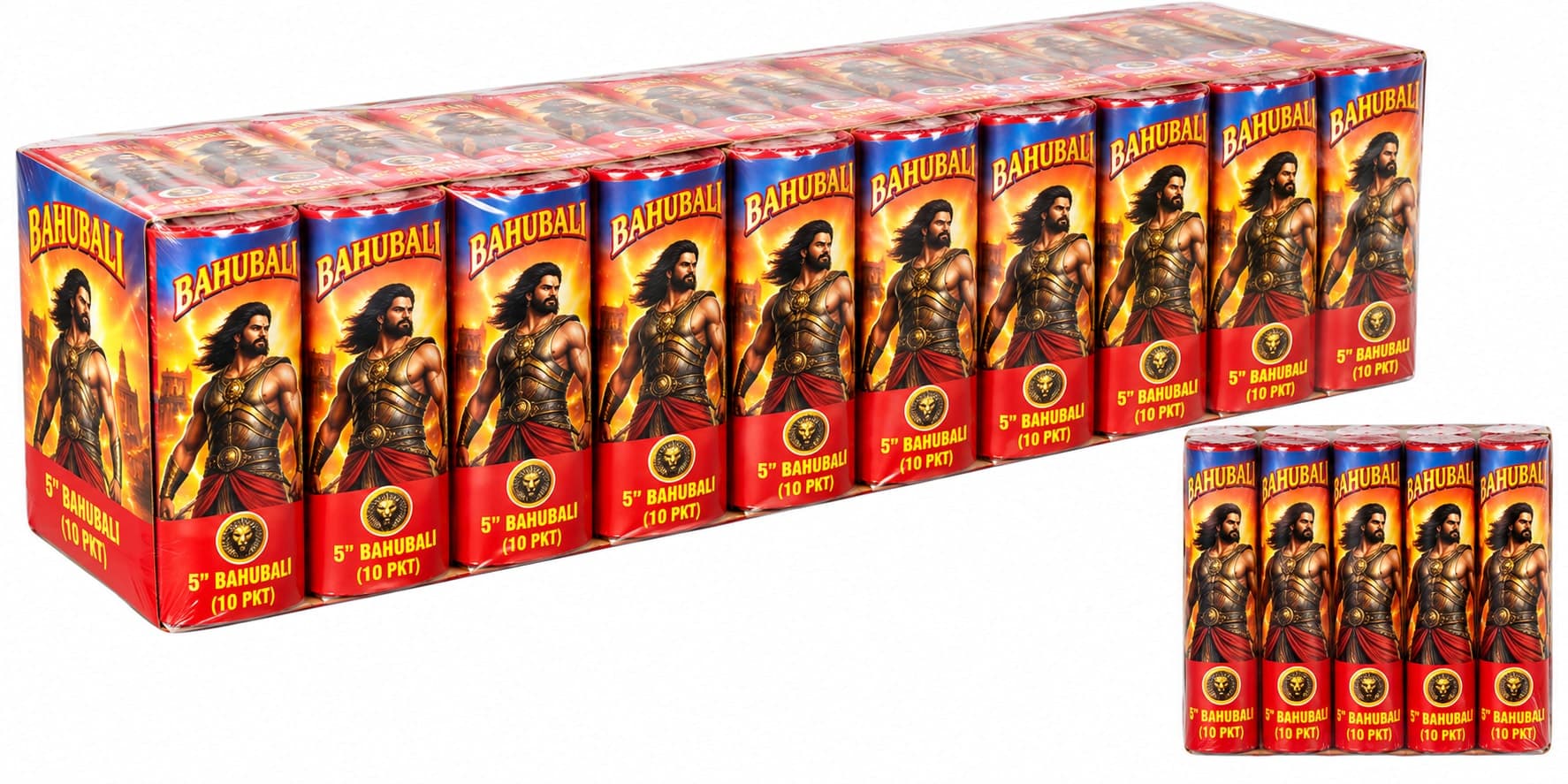 5" BAHUBALI  ( 10 PKT )