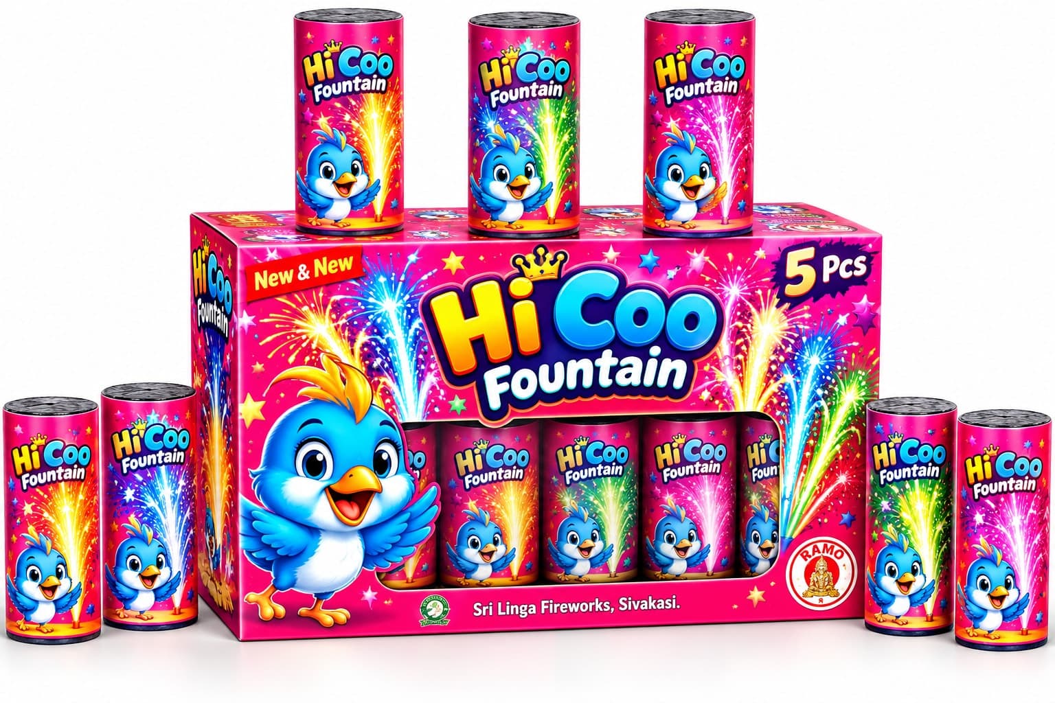 HI - COO FOUNTAIN (5 PCS)